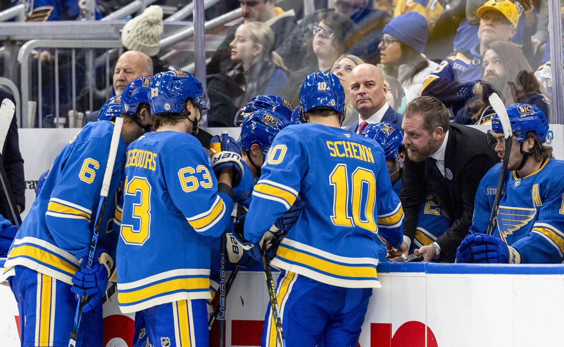 Hochman: Monty’s pythons! The significance of Blues’ bite under new coach Jim Montgomery
